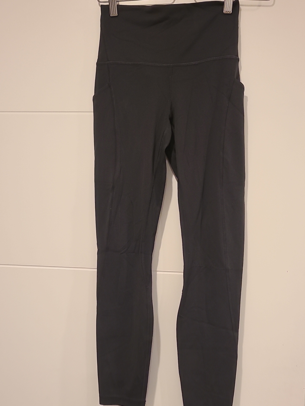 Lululemon Align With Pockets 7/8 Leggings In Charcoal Gray